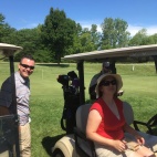 Drew and Katie - Golf team