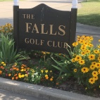 The Falls Golf Club sign